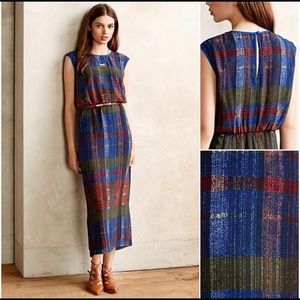 GUC plaid print maxi dress